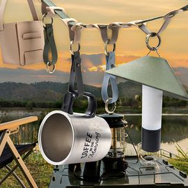 [Ilri-Ham] Camping Strap Hanger (Printable)-Camping Storage Rearranging Length Adjustable Strap-Made in Korea